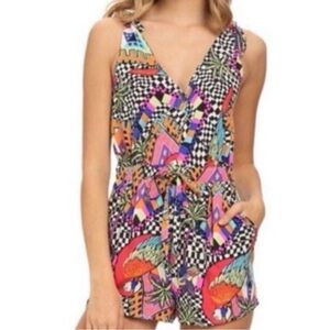 Mara Hoffman Parrot Loros Voile Romper